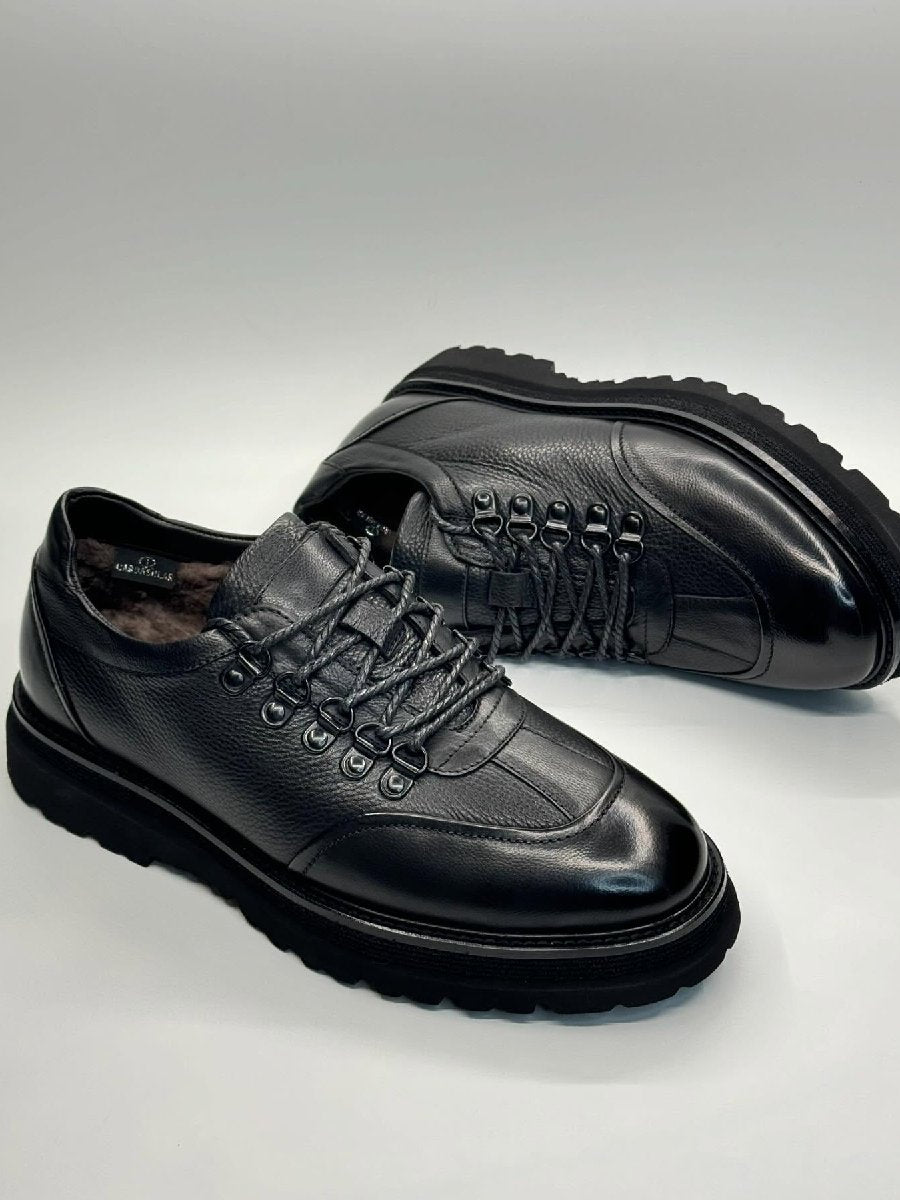 Plush Casual All-match Formal Leather Shoes