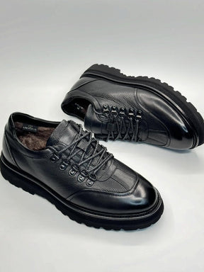 Plush Casual All-match Formal Leather Shoes