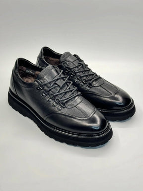 Plush Casual All-match Formal Leather Shoes