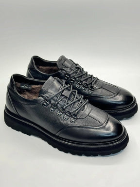 Plush Casual All-match Formal Leather Shoes